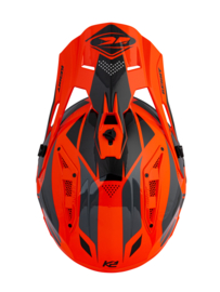 Kenny Graphic Titanium Helmet Orange Black 2021