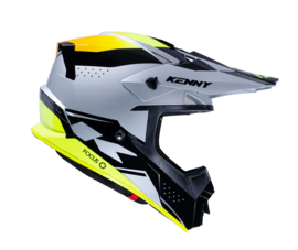 Kenny Track Helmet Black Grey 2023