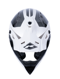 Kenny Titanium Helm Graphic White Black 2023