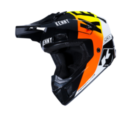 Kenny Performance Helmet Graphic Black Neon Yellow Red 2023