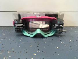 Progrip Pink Blue 3200 Roll-Off Goggle XL Clear