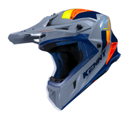 Kenny Titanium Helm Graphic Navy Grey 2023