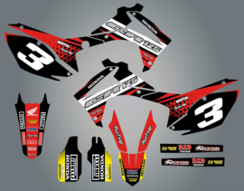 Stickerset Honda divers