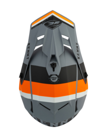 Kenny Performance Helm Matt Grey Orange 2021