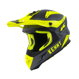 Kenny Titanium Helmet Carbon Neon Yellow 2022