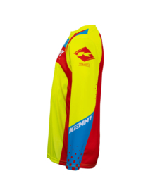 Kenny Track Focus Jersey Youth Neon Yellow Red 2023