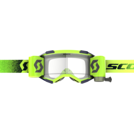 Scott Fury Goggle Wfs Neon Green/Neon Yellow Clear Works
