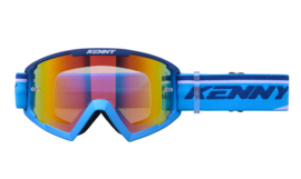 Kenny Track Plus Goggle Navy Blue With Mirror Red Lens Youth