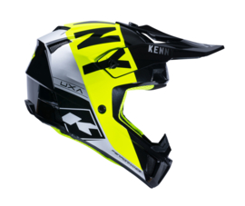Kenny Performance Helmet Graphic Black Neon Yellow Silver 2023