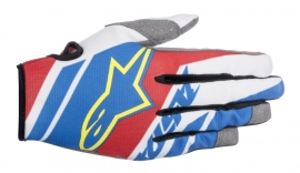 Alpinestars Racer Supermatic Glove Blue Red