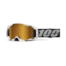 100% Armatic Goggle RapidRacer Mirror Gold Lens