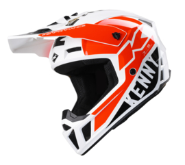 Kenny Performance Helmet White Red 2024