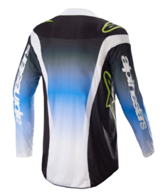 Alpinestars Techstar Push Jersey Nightlife Ucla Blue White 2023