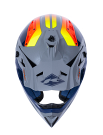 Kenny Titanium Helm Graphic Navy Grey 2023