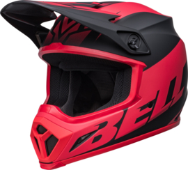 BELL MX-9 Mips Helm  Disrupt Matte Black Red