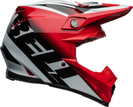 Bell Moto-9S Flex - Rail Gloss Red/White
