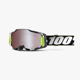 100% Armega Goggle RACR W/HIPER Mirror Silver Lens