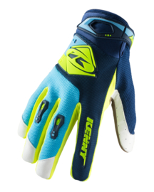 Kenny Track Glove Navy Cyan Neon Yellow 2019