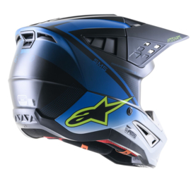 Alpinestars S-M5 Rayon Helm Nightlife Ucla Blue White Matt