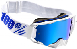100% Armega Goggle IZI W/HIPER Mirror Blue Lens
