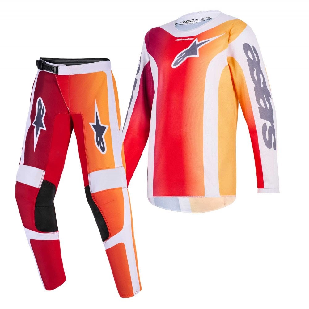 Youth Fluid Portl Pants Red Light Gray Dark Gray