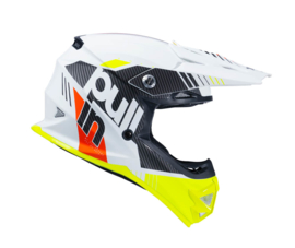 Pull-in Helmet Race White Neon Yellow Youth 2023