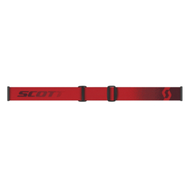 Scott Fury Neon Red W/ Silver Chrome