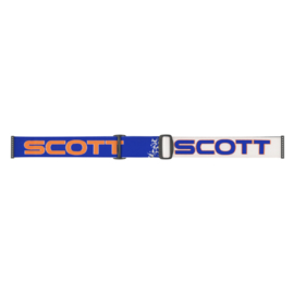 Scott Split OTG  White Blue W/Clear Lens