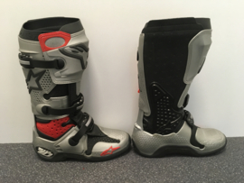 Alpinestars Tech 10 Boots Silver Red Maat 7 (40.5)