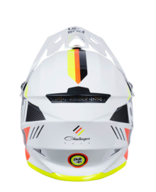 Pull-in Helmet Race White Neon Yellow Youth 2023