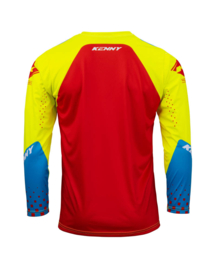 Kenny Track Focus Jersey Neon Yellow Red 2023