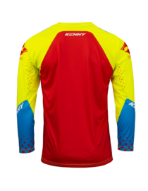 Kenny Track Focus Jersey Youth Neon Yellow Red 2023