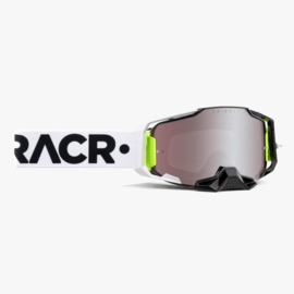 100% Armega Goggle RACR W/HIPER Mirror Silver Lens