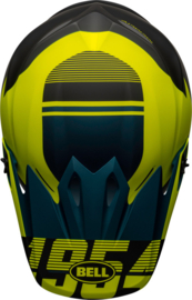 Bell MX-9 Mips Helm Strike Matte Blue Yellow