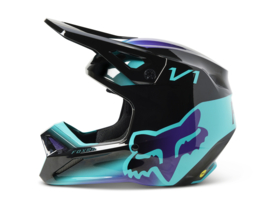 Fox V1 Helmet Toxsyk Black 2023 Youth