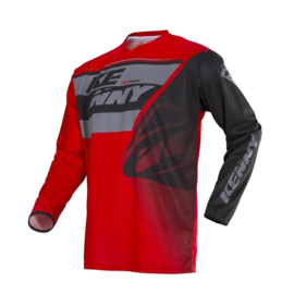 Kenny Track Jersey Youth Grey Red 2018