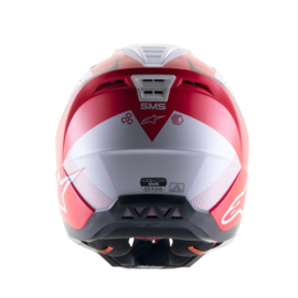 Alpinestars S-M5 Rayon Helm Bright Red White Matt