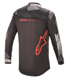 Alpinestars Racer Tactical Jersey Gray Camo Red 2021