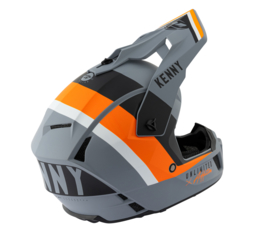 Kenny Performance Helm Matt Grey Orange 2021