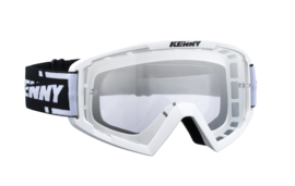 Kenny Track Plus Goggle White With Clear Lens