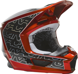 Fox V1 Peril Helmet Red 2022