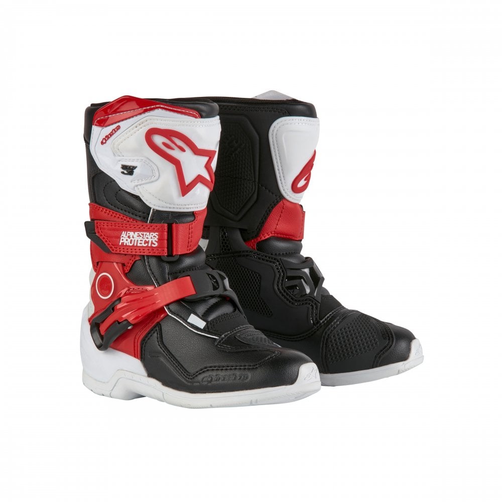 Alpinestars Tech 3S Kids Zwart Wit Rood