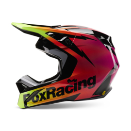 Fox V1 Helmet Statk Multi Colour 2023 Youth