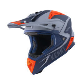 Kenny Titanium Helmet Matte Navy Orange 2022