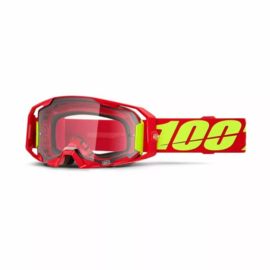 100% Armatic Goggle Red Clear Lens