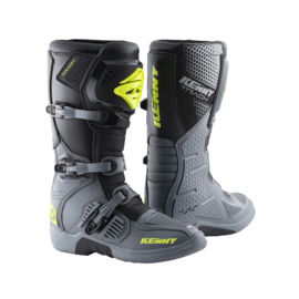 Kenny Track Boots Grey Neon Yellow