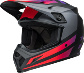 BELL MX-9 Mips Helm Alter Ego Matte Black Red