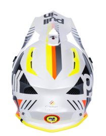 Pull-in Helmet Race White Neon Yellow 2023