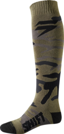 Shift White Label Sock Green Camo