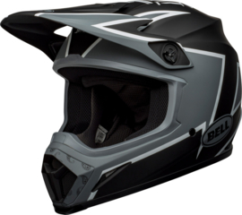 Bell MX-9 Mips Helm Twitch Matte Black Grey White